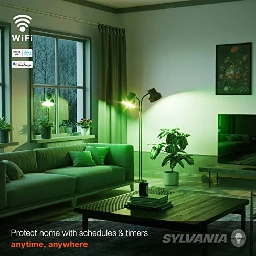 WiFi LED Smart G25 RGBW Color and Amber Finish Filament Light Bulb, 7W Efficient — Smart Light Bulb, LEDVANCE