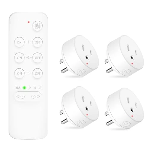 Wireless Remote Outlet Switch — Smart Plug, NineLeaf