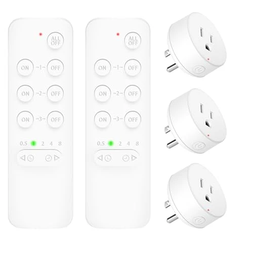 Wireless Remote Outlet Switch — Smart Plug, NineLeaf