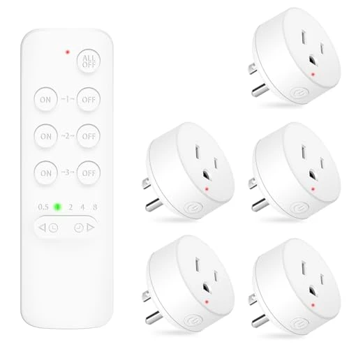 Wireless Remote Outlet Switch — Smart Plug, NineLeaf