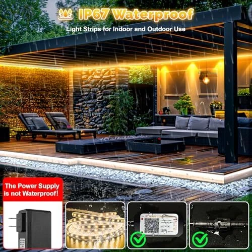 100ft Outdoor LED Strip Lights — LED Strip Lights, TENDIST