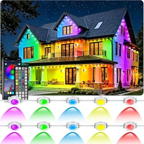16.4ft LED Neon Rope Lights with App Control and Remote — LED Strip Lights, RCUICA