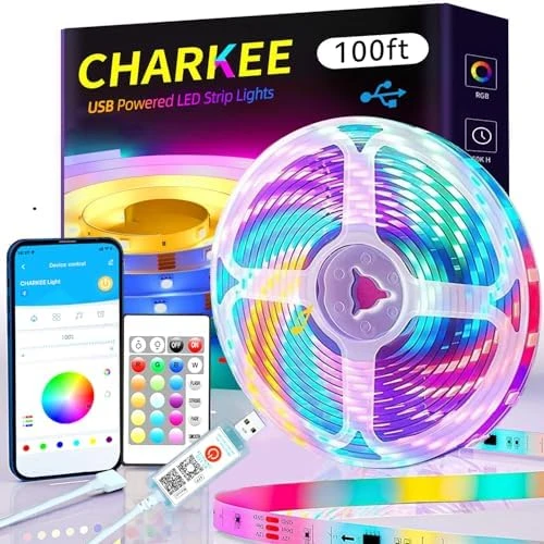 50ft USB-Powered LED Strip Lights — LED Strip Lights, CHARKEE