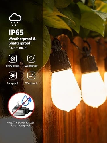 AI Smart Outdoor String Lights — LED Strip Lights, Lepro