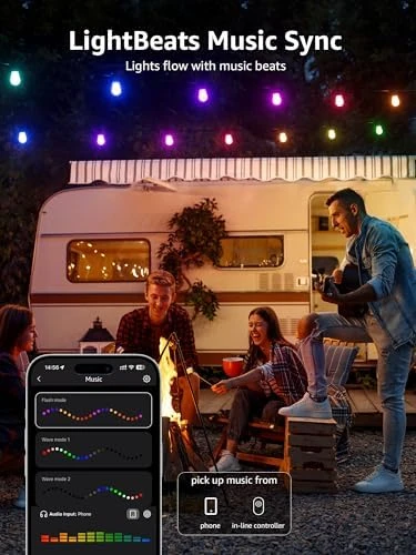 AI Smart Outdoor String Lights — LED Strip Lights, Lepro