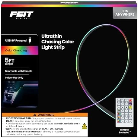 Chasing & Tunable White LED Tape Light — LED Strip Lights, Feit Electric