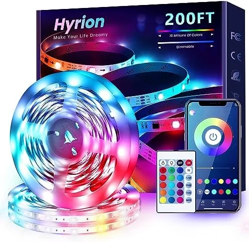 LED Strip Lights 200ft, Music Sync — LED Strip Lights, HyRiOuN
