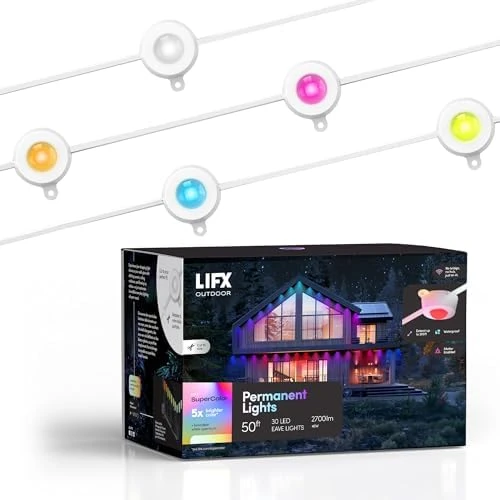 Outdoor Permanent Smart Lights — LED Strip Lights, LIFX