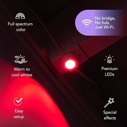 Outdoor Permanent Smart Lights — LED Strip Lights, LIFX