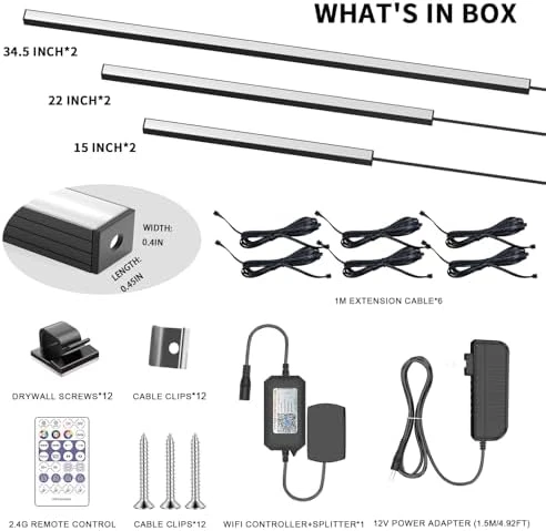 RGB+IC LED Recessed Lighting Kit Wall Panel Lights — LED Strip Lights, SHUNLEE