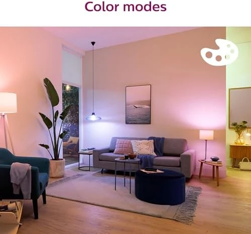 Smart 65-Watt BR40 Color Flood Light Bulb 4-Pack — Smart Light Bulb, Philips