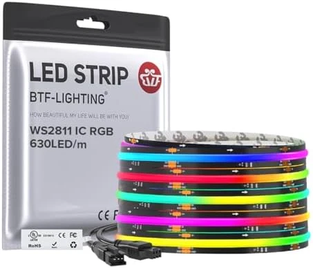 Smart IC RGB FCOB COB LED Strip — LED Strip Lights, BTF-LIGHTING