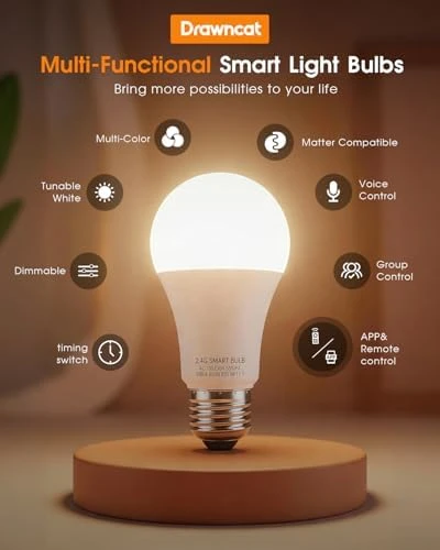 Smart LED Light Bulb — Smart Light Bulb, DRAWNCAT