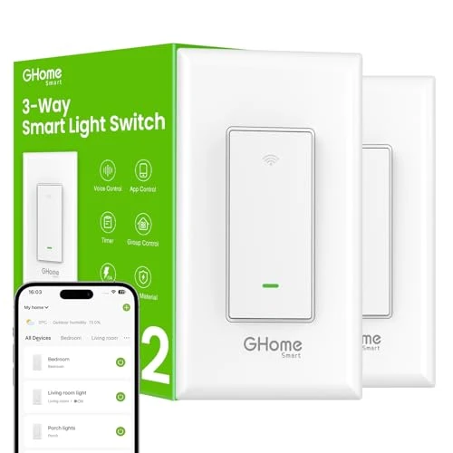 Smart Switch, 3-Way Wi-Fi Light Switch — Smart Switch, GHome Smart