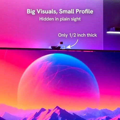 Smart TV Backlight Sync to Screen — LED Strip Lights, Aura Labs
