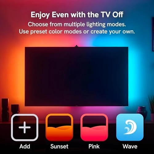Smart TV Backlight Sync to Screen — LED Strip Lights, Aura Labs