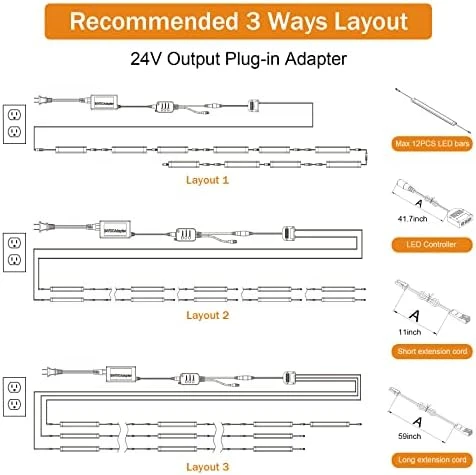 Under Cabinet Lights Kit — LED Strip Lights, Lenarinter
