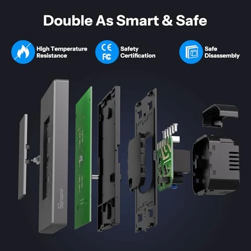 1-Gang Smart WiFi Light Switch — Smart Switch, Sonoff