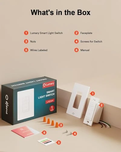 Dimmer Light Switch — Smart Switch, Lumary