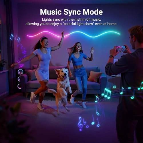 LED Strip Lights, Smart AI RGB Flexible Cuttable Neon Rope Light — LED Strip Lights, NEEWER
