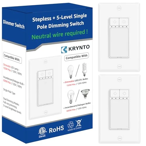 Smart Dimmer Switch — Smart Switch, KRYNTO