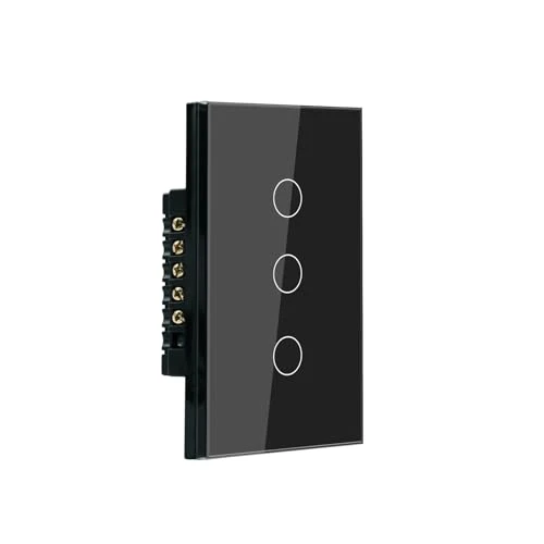 Smart Light Switch 1 Button, Black — Smart Switch, TOZENVAN