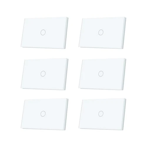 Smart Light Switch 1 Button, Black — Smart Switch, TOZENVAN