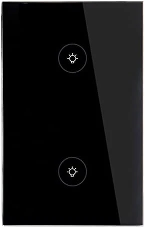 WiFi Smart Wall Touch Light Switch Glass Panel — Smart Switch, MOES