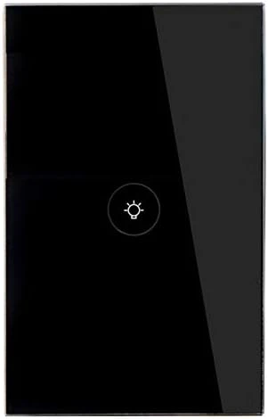 WiFi Smart Wall Touch Light Switch Glass Panel — Smart Switch, MOES