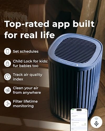 Air Purifier - 3-In-1 Filtration for Dust, Smoke, & More — Air Purifier, Windmill