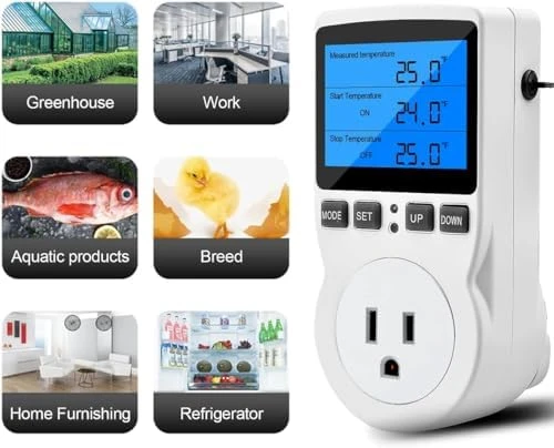 Digital Thermostat Controller — Smart Thermostat, diymore