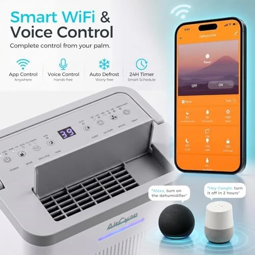 Most Efficient Energy Star 2025 Dehumidifier for Basement — Dehumidifier, AIRCYAN