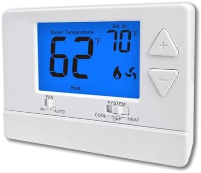 Non-Programmable Thermostat, Digital Energy-Saving — Smart Thermostat, Riseem