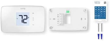 Sensi Lite Smart Thermostat, Programmable, WiFi, Easy DIY, Works With Alexa, ENERGY STAR Certified, ST25W, Most Systems... — Smart Thermostat, Sensi