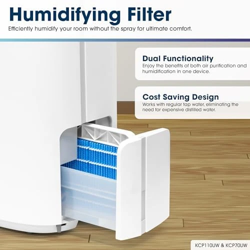 Smart Air Purifier with Humidifier Combo — Air Purifier, Sharp