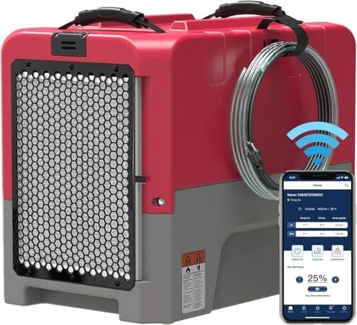 Smart WiFi LGR Commercial Dehumidifier up to 180 PPD with Pump — Dehumidifier, AlorAir
