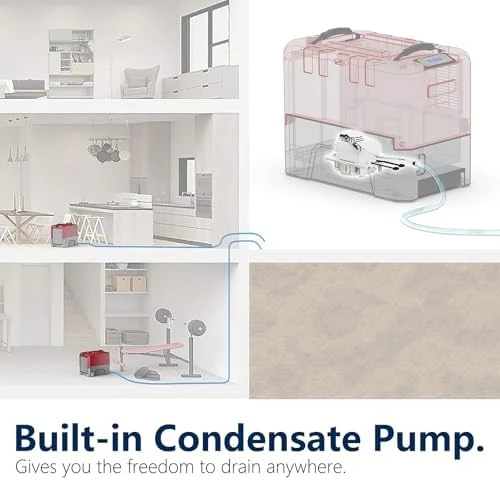 Smart WiFi LGR Commercial Dehumidifier up to 180 PPD with Pump — Dehumidifier, AlorAir