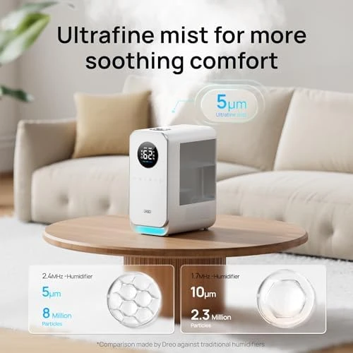 Top-filled Smart Quiet Cool Mist Humidifier — Humidifier, Dreo