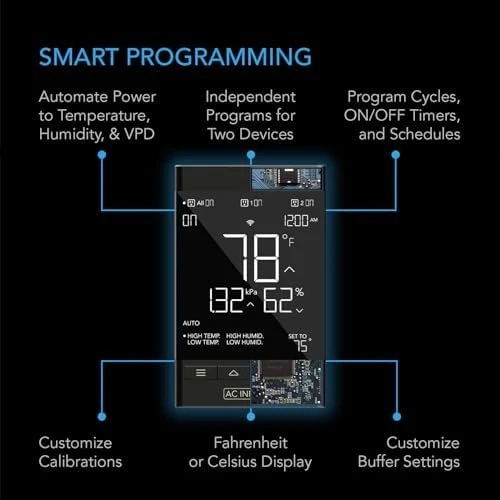 WiFi Outlet Controller — Smart Thermostat, AC Infinity