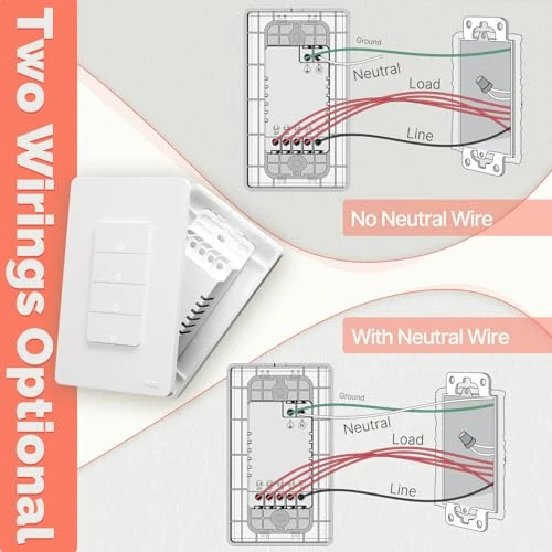 Zigbee Smart Double Switches, 2nd Generation 2 Gang Light Switch — Smart Switch, MOES