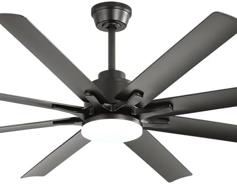 52 Inch Ceiling Fan with Lights, Smart Indoor/Outdoor — Smart Fan, Sofucor