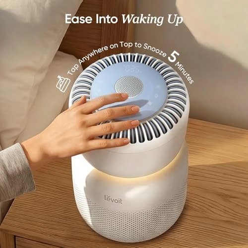 Air Purifier with HEPA Filter, White Noise and Night Light — Air Purifier, LEVOIT