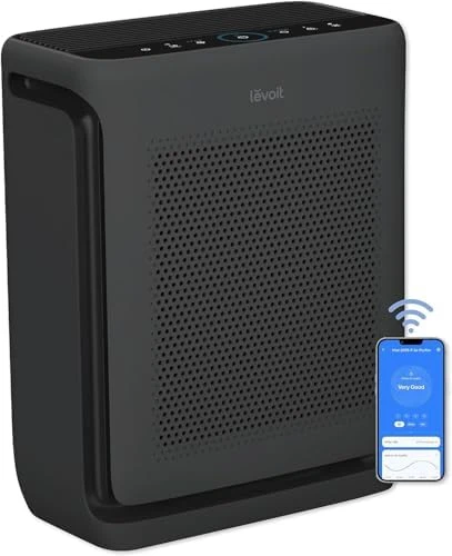 Air Purifier with HEPA Filter, White Noise and Night Light — Air Purifier, LEVOIT