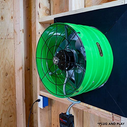 Smart Attic Fan for Gable Vents — Smart Fan, Quietcool