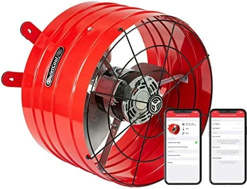 Smart Attic Fan for Gable Vents — Smart Fan, Quietcool