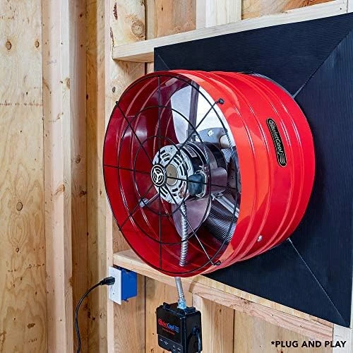 Smart Attic Fan for Gable Vents — Smart Fan, Quietcool