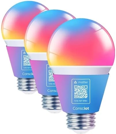 Smart Light Bulbs, WiFi Bluetooth Color Changing LED Light Bulb — Smart Light Bulb, Consciot