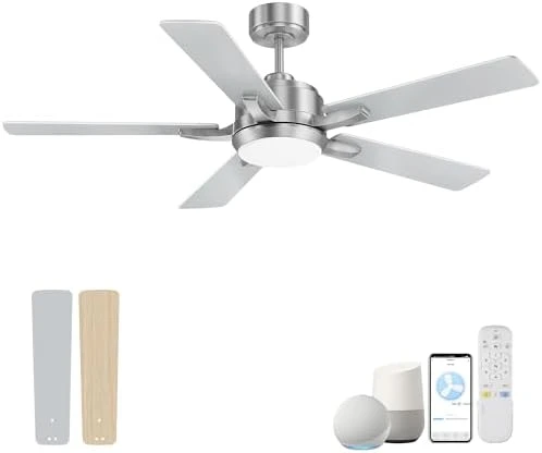 Smart Outdoor Ceiling Fan with Lights and Remote — Smart Fan, cumilo