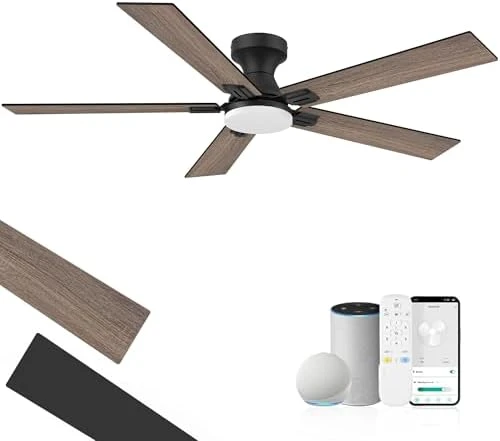 Smart Outdoor Ceiling Fan with Lights and Remote — Smart Fan, cumilo