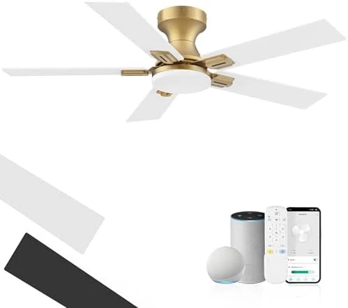 Smart Outdoor Ceiling Fan with Lights and Remote — Smart Fan, cumilo